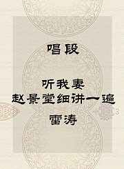 秦腔唱段-听我妻赵景棠细讲一遍-雷涛