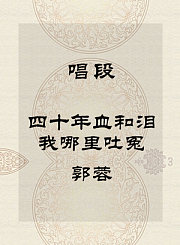 秦腔唱段-四十年血和泪我哪里吐冤-郭蓉