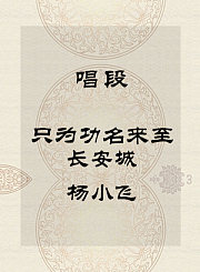 秦腔唱段-只为功名来至长安城-杨小飞