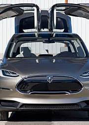 带你坐鸥翼门特斯拉ModelX