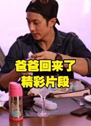 爸爸回来了，看明星带娃的搞笑片段