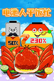 电池人干饭忙