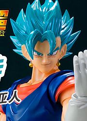 万代SHF龙珠超/改贝吉特超级赛亚人之神2.0蓝发可动手办KK