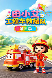 田小艾识字启蒙之工程车救援队第3季