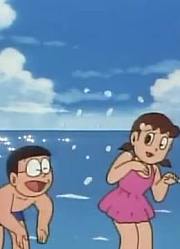 不得不说,室内海水浴场可能是《哆啦A梦》里最好看的了呢