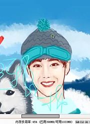 【博君一肖】雪橇犬画画练习给自己的专栏配图2