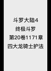 斗罗大陆4：终极斗罗第20卷1171章：四大龙骑士护法