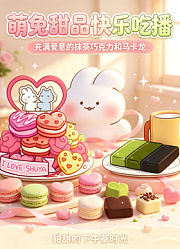 萌兔甜品快乐吃播