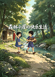 森林小屋的快乐生活