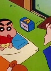 《蜡笔小新》动感假面的电影来了里面的野原美伢与野原新之助真的厉害，学校里的好朋友都在讨论