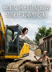 独生女回村建房被堵，转身开来重型挖机