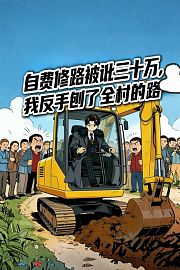 自费修路被讹三十万，我反手刨了全村的路