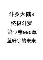 斗罗大陆4：终极斗罗第17卷990章：蓝轩宇的未来