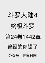 斗罗大陆4：终极斗罗第24卷1442章：曾经的你错了