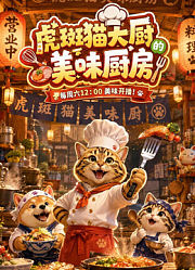 虎斑猫大厨的美味厨房