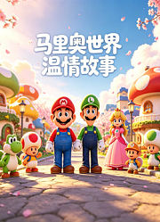 马里奥世界温情故事