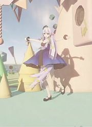 【2D彩绘风渲染MMD】宇宙中最美的“星尘”坠落凡间~WeekenderGirl