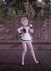 【MMD/清晰渲染】黑白调女仆-喜欢与你恋爱的赶脚