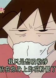 《蜡笔小新》妈妈得到花粉症真的厉害，小区里的小伙伴都在讨论
