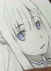 简笔勾勒动漫人物