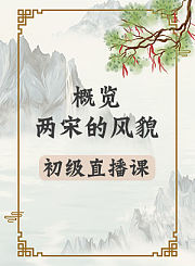 概览两宋的风貌初级直播课