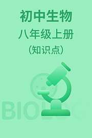 初中生物八年级上册（知识点）