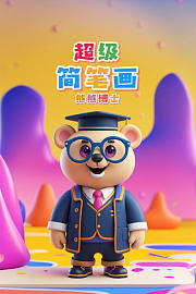 熊熊博士超级简笔画