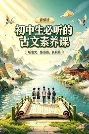 初中生必听的古文素养课：听古文练语感长积累音频版