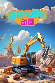 趣味挖掘机动画