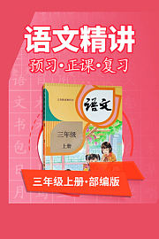 部编版语文三年级上册语文精讲