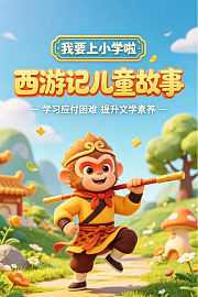 我要上小学啦：西游记儿童故事学习应付困难提升文学素养