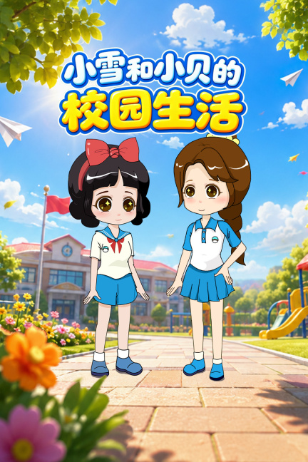 小雪和小贝的校园生活