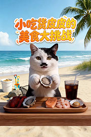 小吃货皮皮的美食大挑战
