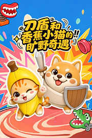 刀盾和香蕉小猫的旷野奇遇