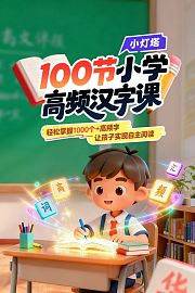 小灯塔100节小学高频汉字课