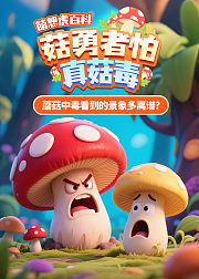 萌想虎百科菇勇者怕真菇毒