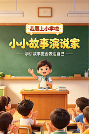 我要上小学啦：小小故事演说家学讲故事更会表达自己