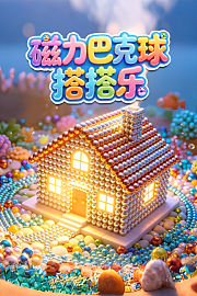 磁力巴克球搭搭乐