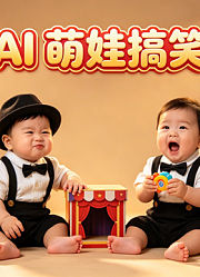 AI萌娃搞笑