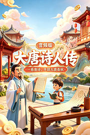 大唐诗人传：一卷唐诗，半部大唐春秋音频版
