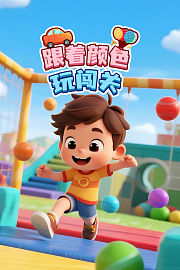 跟着颜色玩闯关