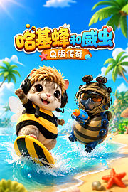 哈基蜂和威虫Q版传奇