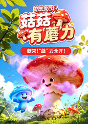 萌想虎百科菇菇有蘑力