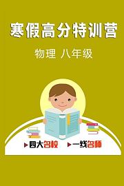 寒假高分特训营：物理八年级