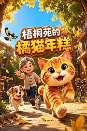 梧桐苑的橘猫年糕