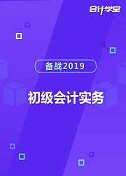 备考2019年初级会计职称考试-会计实务