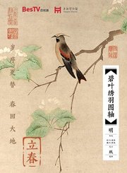 二十四节气与文物-立春-碧叶绣羽图轴